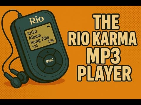 The Rise and Fall of Rio Karma: The MP3 Player that Rocked Too Hard