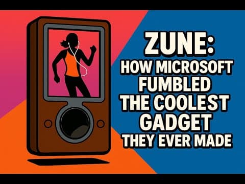Zune: How Microsoft Fumbled the Coolest Gadget They Ever Made