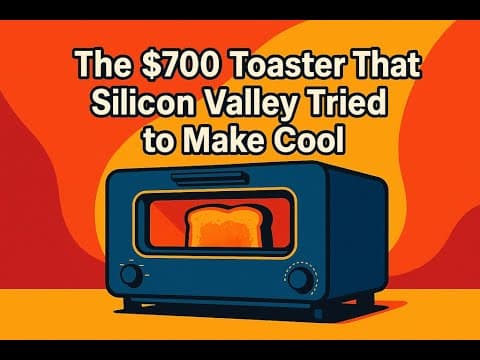 The $700 Toaster That Silicon Valley Tried to Make Cool